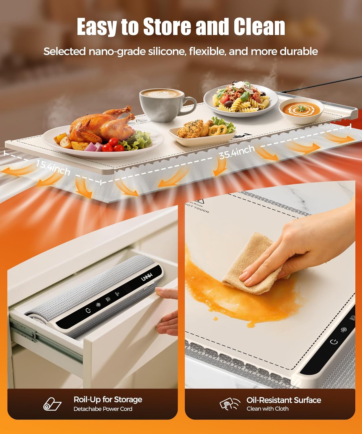 Extra Large Food Warming Mat