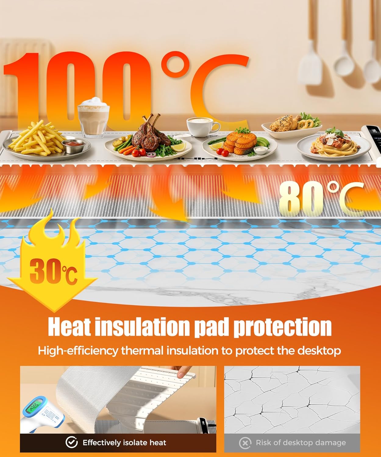 Extra Large Food Warming Mat